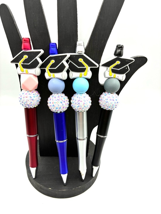 Hand Crafted Other - Graduation Beaded Pen-Choose One